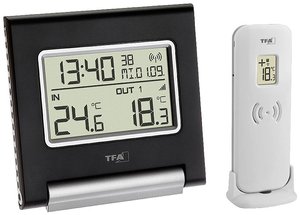 Radiowy termometr cyfrowy TFA Dostmann 30.3030.01, Od -10 do +50 °C
