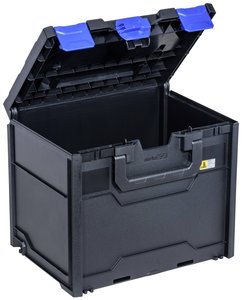Profesjonalna skrzynia transportowa i magazynowa z systemem sprzęgania Walizka narzędziowa bez wyposażenia Allit EuroPlus MetaBox 340 454440