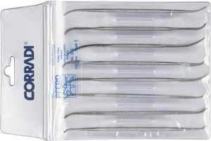 Zestaw precyzyjnych pilników sprawdzających 8 szt. Typ 575 Szlif szwajcarski 0 gruby Zestaw pilników PFERD 575 150 H0 19505752 150 mm 1 szt.