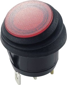Przełącznik TRU COMPONENTS 1587917, 12 V/DC, 20 A, 1 x wył/wł, IP65, zatrzask, 1 szt.