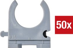 Zacisk TRU COMPONENTS TC-9859372 EN16  16 mm szary 50 szt.