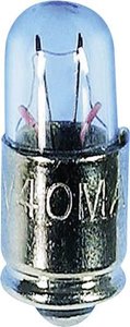 TRU COMPONENTS 1590308 Miniaturowa żarówka  12 V 0.48 W MG5.7s/9 przejrzysty 1 szt.
