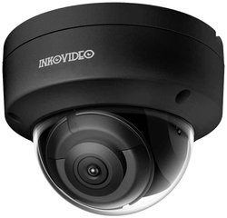 INKOVIDEO V-811-8MB 4K 8 MP PoE Sieciowa kopułkowa kamera do monitoringu (czarna) Kamera monitoringu IP Inkovideo  V-811-8MB LAN   3840 x 2160 px