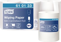 Uniwersalne chusteczki papierowe z wewnętrznym odwijaniem białe M1 Recznik papierowy TORK 610133 360 m