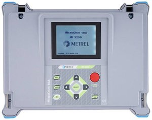 MicroOhm 10A - zestaw standardowy  Omomierz Metrel MI 3250