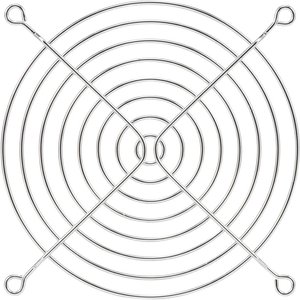 Kratka ochronna do wentylatora PROFAN Technology, 1408557, (S x W) 120 mm x 120 mm