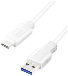 Kabel USB LogiLink CU0173, USB 3.2 Gen1 (USB 3.0), Złącze męskie USB-A, Złącze męskie USB-C®, 0.50 m