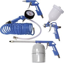 5-częściowy zestaw narzędzi na sprężone powietrze Zestaw narzędzi Scheppach  3906101704   5 Teile