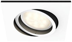Philips Hue White Amb Lampa Milliskin punktowa do zabudowy, okrągła, biała 1250 lm Lampa do zabudowy LED Philips Lighting Milliskin Hue 5041131P9 5 W