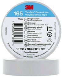 Taśma izolacyjna 3M Temflex™ 165 165WH1E Temflex™ 165 (D x S) 10 m x 15 mm 10 m 1 szt.