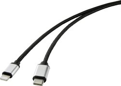 kabel telefony komórkowe Renkforce  RF-4353448 [1x złącze męskie USB-C - 1x złącze męskie Lightning] 2.00 m