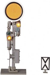 Semafor świetlny z ruchomą tarczą Viessmann 4509, kolej DB, 2 diody LED, skala H0