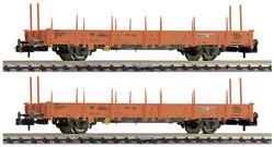 Wagon płaski Fleischmann 825752 N Zestaw 2 obrotowych kłonic, Wascosa