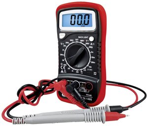 Multimetr cyfrowy z końcówkami testowymi Multimetr KS Tools 150.1495