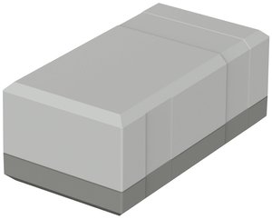 Obudowa elektroniki ELEGANT EG 1250 Bopla 32125002 polistyrol (EPS) szaro-biały (ral 7035) 125 x 67 x 50  1 szt.