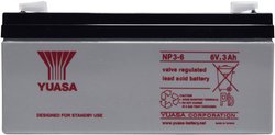 Akumulator ołowiowy Yuasa NP3-6 NP3-6, AGM, 6 V, 3 Ah