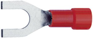 Wtyk widełkowy izolowany Klauke 620C6, M6, 0.5 - 1 mm2, 6.5 mm