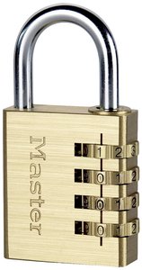 Aluminiowy zamek szyfrowy Master Lock 40mm 604EURD Kłódka Master Lock P44298 z zamkiem szyfrowym