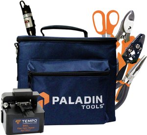 FTK-T Term Fibertool Kit Pro 6-częściowy zestaw narzędzi z włókna szklanego do cięcia i ściągania izolacji Tempo Communications FIBERTOOLKIT TERMINATION FTK-T 52086866