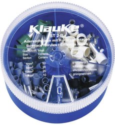 Zestaw końcówek rurkowych Klauke ST2B, 4 mm² - 16 mm², 110 Teile