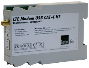 Modem czterozakresowy LTE GSM Quadband montowany na szynie DIN Modem LTE ConiuGo 700600260S 1 szt.