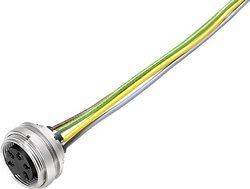 Złącze męskie okrągłe miniaturowe  binder 09 0474 702 08, styki:8, 100 V, 5 A, 1 szt.