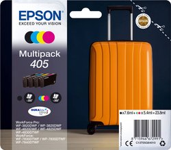 Epson atrament T05G6, 405 tusz oryginalny Combi-Pack Czarny, Żółty, Cyjan, Magenta C13T05G64010