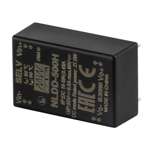 MEAN WELL Sterownik LED DC/DC 1.05A 6V 52V PWM Analogowe napięcie sterujące Przetwornica DC/DC Mean Well NLDD-1050H, 6 V, 1.05 A, 1 szt.