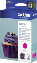 Brother atrament LC-123M tusz oryginalny  Magenta LC123M