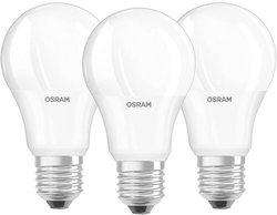 E-27  LED  10 W = 75 W  biały  Kształt gruszki   Żarówka LED OSRAM 4058075819573 E-27 10 W = 75 W 1060 lm biały 3 szt.