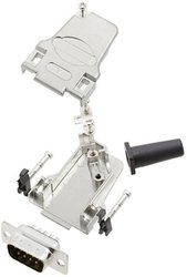 Zestaw listew męskich D-Sub TRU COMPONENTS TCD45ZF09DBPK 7708664, rzędy: 2, styki: 9, 45 °, 1 szt.