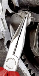 Szczypce płaskie, okrągłe Knipex 25 02 160, 160 mm, 61 HRC, dla elektroników i mechaników