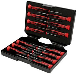 Zestaw wkrętaków precyzyjnych PH, płaski, Torx, 14-cz Zestaw wkrętaków KS Tools 500.7170 5007170