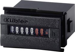 Kübler Automation 3,245,201,351 Licznik godzin pracy Kubler H37.5/ licznik czasu o wymiarach zgodnych z DIN, 48x24, 10-30VDC