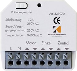 Wielokrotne urządzenie sterujące do rolet i żaluzji, kabriolet Sterownik  Kaiser Nienhaus 331070
