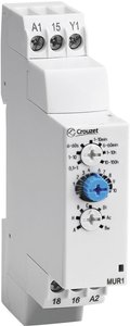 Przekaźnik czasowy Crouzet MUR1 88827105, 0.1 s - 100 h, 250 V/DC, 250 V/AC, 8 A, 1 szt.
