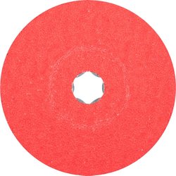 Tarcza fibrowa z ziarnem ceramicznym COMBICLICK Ø 125 mm CO-COOL 36 do stali nierdzewnej Tarcza ścierna PFERD CC-FS 125 CO-COOL 36 64193103 25 szt.