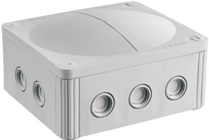 Skrzynka przyłączeniowa Wiska, IP66/IP67, (D x S x W) 160 x 140 x 81 mm, szary, 1 szt.