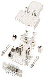 Zestaw listew żeńskich D-Sub encitech TRI-M-09-HDS15-W-K 6355-8058-11, rzędy: 3, styki: 15, 180 °, 1 szt.