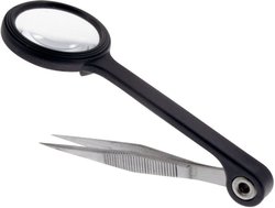 Lupka z pęsetą Donau PZ80, średnica 25 mm