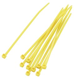 Zestaw opasek kablowych TRU COMPONENTS TC-PBR-100-4YW203 1592832, 100 mm, poliamid 6.6, 100 szt.