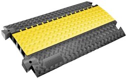 Mostek kablowy DEFENDER by Adam Hall 85002LUX, (D x S x W) 1000 x 600 x 73 mm, czarny/żółty, 1 szt.