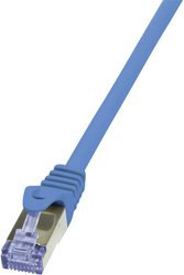 Kabel LAN LogiLink CQ3086S, 1 szt., RJ45, CAT 6a, S/FTP, 7.50 m, niebieski