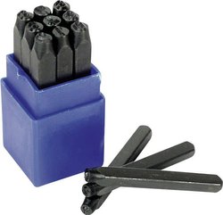 Punce Mannesmann 245-6, cyfry 0-9, wys. 6 mm