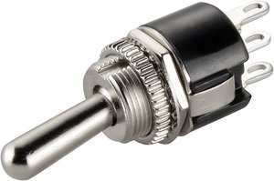 Przełącznik dźwigienkowy TRU COMPONENTS TC-R13-37C-05 1587683, 1 x wł/wł, 250 V/AC, 3 A, 1 szt.