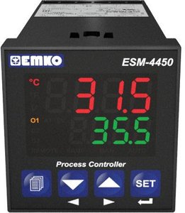 Termostat Emko ESM-4450.1.20.2.1/00.00/0.0.0.0 Pt100, J, K, R, S, T -200 do 1700 °C Przekaźnik 5 A (D x S x W) 117 x 48 x 48 mm