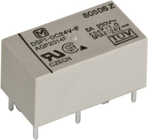 Przekaźnik mocy PCB DSP 5 A/8 A, Panasonic DSP2A12 12 V 2 NO