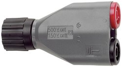 Izolowany adapter BNC (M) do podwójnego gniazda bananowego Pomona Electronics72937,Wtyk laboratoryjny- 1 szt.