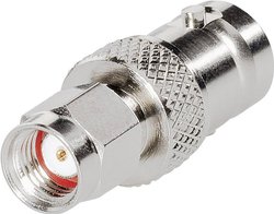 Adapter SMA o odwróconej polaryzacji TRU COMPONENTS 1579264 złącze męskie SMA o odwróconej polaryzacji - złącze żeńskie BNC  1 szt.