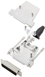 Zestaw listew męskich D-Sub encitech DTSL25-T-JSRG+DBP-K 6355-0040-03, rzędy: 2, styki: 25, 180 °, 1 zest.